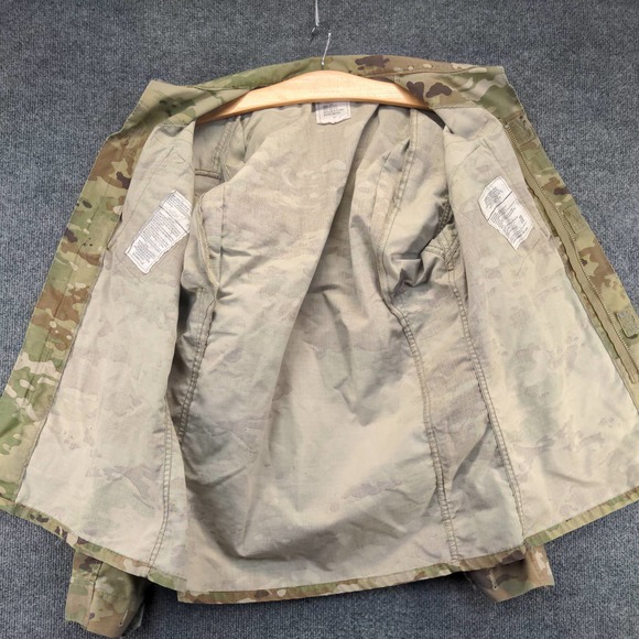 U.S. Military Insect Guard Camo Shirt Green Tan Size Small Long Pockets - Picture 4 of 13